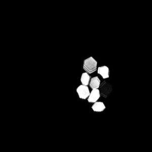 chiral crystals captured with second harmonic generation