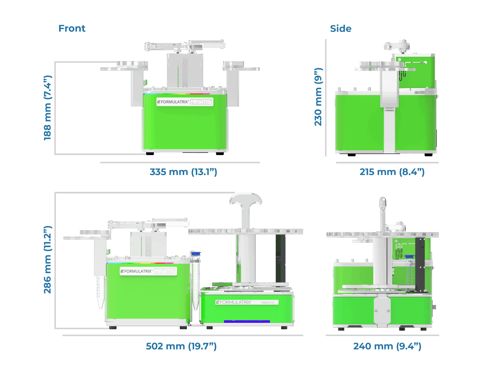 Mantis+LC3 Dimension HD Transparent Bold Light Grey Lines